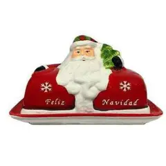 GENERICO - Mantequillera Navideña de Papa Noel