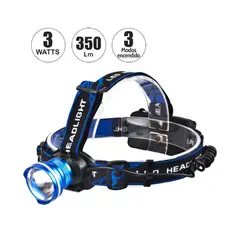OPALUX - Linterna Frontal LED Recargable 3W OP-3371