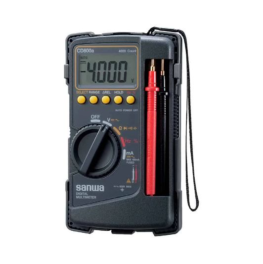 Multímetro Digital con Capacitancia y Frecuencia CD800A SANWA