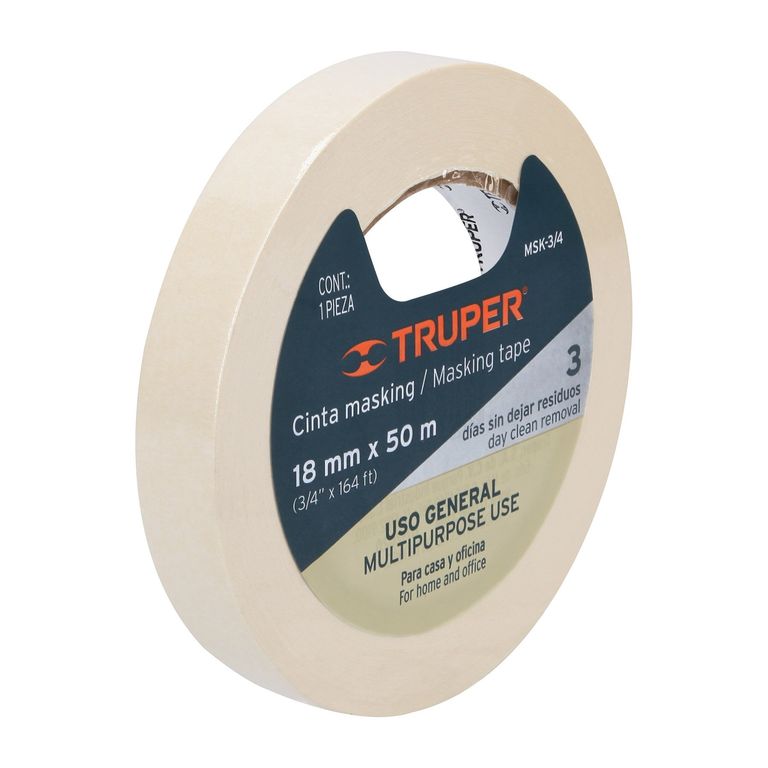 Cinta 3/4" x 50m Masking Tape 12590