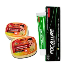 GENERICO - Jabón de azufre reparador para soriasis natural