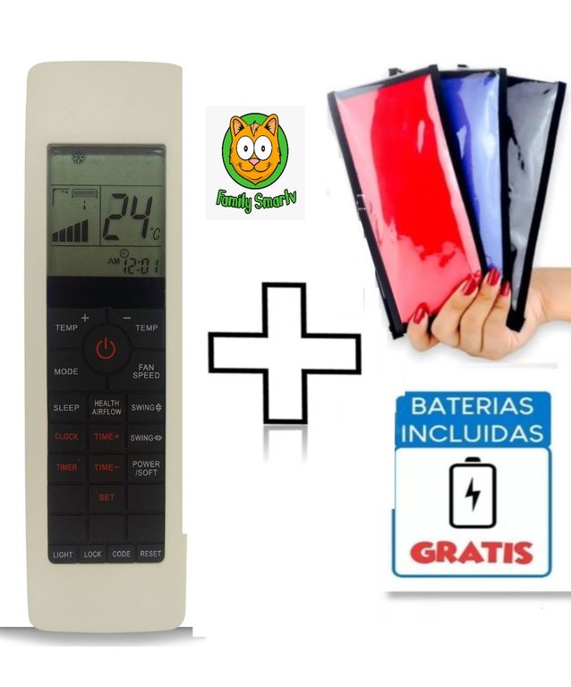 CONTROL REMOTO YWM3F15C YORK AIRE ACONDICIONADO + FUNDA