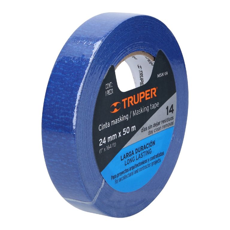 Cinta 1" x 50m Azul Masking Tape 12622