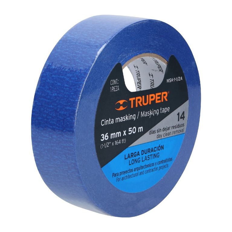 Cinta 1 1/2" x 50m Azul Masking Tape 12623