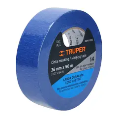 TRUPER - Cinta 1 1/2" x 50m Azul Masking Tape 12623