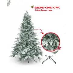 GENERICO - Árbol de Navidad Pino Nieve Cipres 180M Rama x Rama