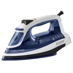 BLACK+DECKER - Plancha Black & Decker a Vapor IR1920 CL con Suela Antiadherente