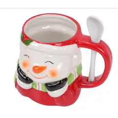 GENERICO - Taza Navideña con diseño Muñeco de Nieve
