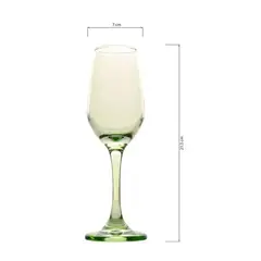 CRISTAR - Copa Brunello Champaña 8 Onz Est.x 4 Pza