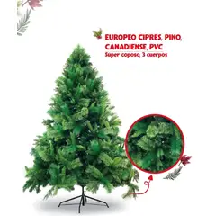 GENERICO - Árbol de Navidad Frondoso Pino Coposo 210M