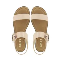 IMPULS - Sandalias Flats Mujer Aixa02 Nude
