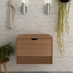 TU MESITA - Gabinete para Baño Rosalí color Marrón 1 cajón 1 puerta
