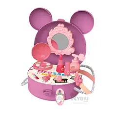 GENERICO - Cartera Set de Maquillaje con Accesorios en Color Morado