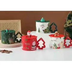 GENERICO - Taza Navideña con asa de arbolito