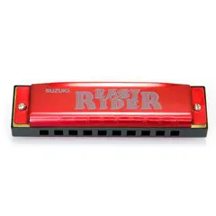 SUZUKI - Armónica de 10 hoyos Easy Rider - clave de G