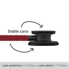LITTMANN - Estetoscopio Guinda Black Classic III