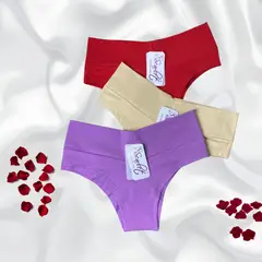 GENERICO - Pack3 Bikini de Algodón V