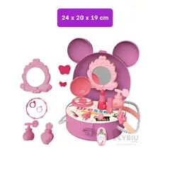 GENERICO - Cartera Creativa para Maquillaje en Morado Y+Papel de Regalo