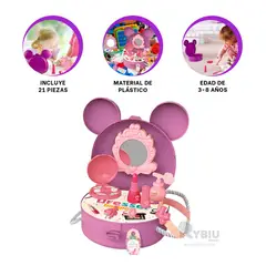 GENERICO - Estuche Practico para Niñas en Morado Y+Envoltorio de Regalo