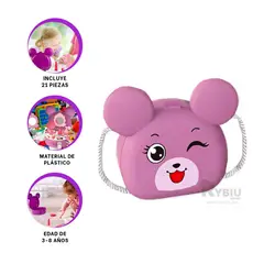 GENERICO - Estuche Innovador para Niñas Color Morado Y+Gift MiniAgenda