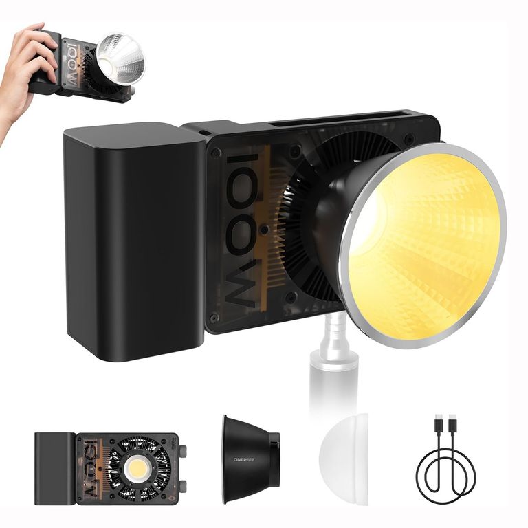 Cinepeer CX100 Luz de video COB de 100W Bicolor