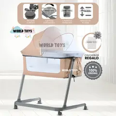 BABY - Cuna Colecho de Lujo «ZEPPELIN» Edición Limitada Beige con Colchón