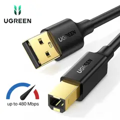 UGREEN - Cable Impresora HP Epson Dell Samsung USB 2.0 Scanner 2 metros