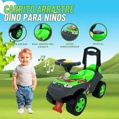 GENERICO - Carro de Juguete de Arrastre Dino para Niño