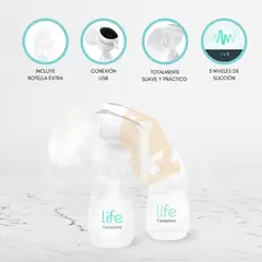 CARESTINO - Extractor de Leche Eléctrico «POCKET» con Batería
