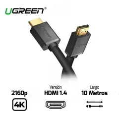 UGREEN - Cable HDMI HD10110 Blue Ray TV Full HD 4K 60Hz - 10 Metros