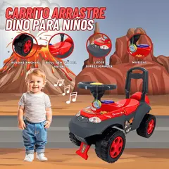 GENERICO - Carro de Juguete de Arrastre Dino para Niño