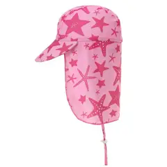 KAST PE - Legionario con Diseño Estrella Rosa - Gorra Cubrenuca para Niña