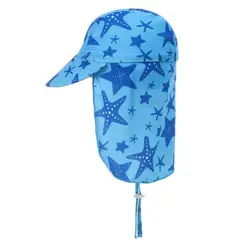 KAST PE - Legionario con Diseño Estrella Celeste - Gorra Cubrenuca para Niño