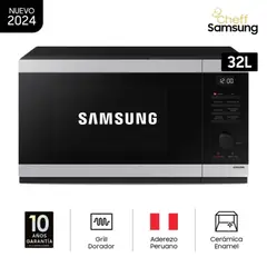 SAMSUNG - MICROONDAS 32L MG32DG4524AGPE CHEF CON DORADOR