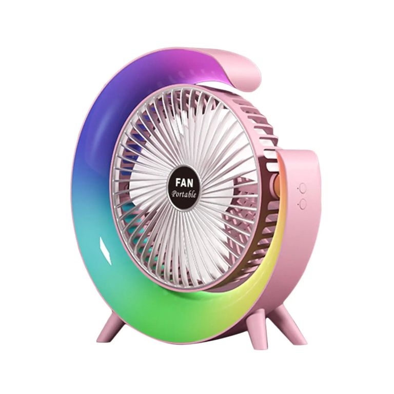 Ventilador de Mesa Portatil - ROSADO