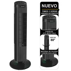 MIRAY - Ventilador Torre 30 " VMTT-933 Negro