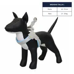 GENERICO - ARNÉS TALLA XL CELESTE PARA MASCOTAS EN FORMA DE Y