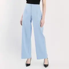 CAMILA VIALI - Pantalón tassia celeste largo para mujer