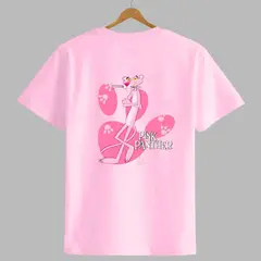 GENERICO - Polos Pantera Rosa Pink Panther Algodon Rosado - Tallas 4 hasta XL