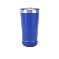 GENERICO - VASO TOMATODO TÉRMICO CON PARLANTE BLUETOOH AZUL