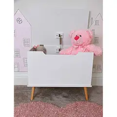 TU MESITA - Baúl para Niños Vintage Fiore color Blanco