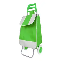 GENERICO - COCHE GRANDE CARRITO COMPRAS MERCADO HOGAR CON BOLSILLO Y CIERRE