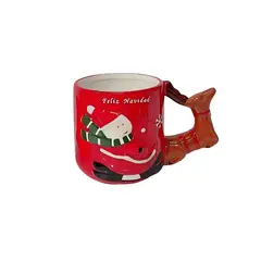 GENERICO - Taza Navideña con diseño Reno