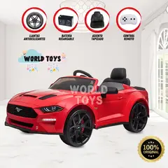 FORD - Carro a Batería Deportivo «MUSTANG» Licenciado Red