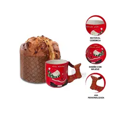 GENERICO - Taza Navideña con diseño Reno