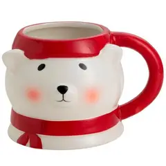 GENERICO - Taza Navideña de oso polar