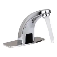 GENERICO - Grifo Caño Sensor Infrarrojo Automático para Baño Acero Cromado