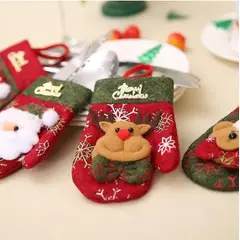 GENERICO - Porta cubierto Navideño modelo de guante