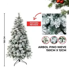 GENERICO - Árbol de Navidad Pino Nieve 150M