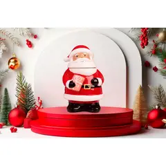 GENERICO - Bowl de Galletas diseño Papa Noel